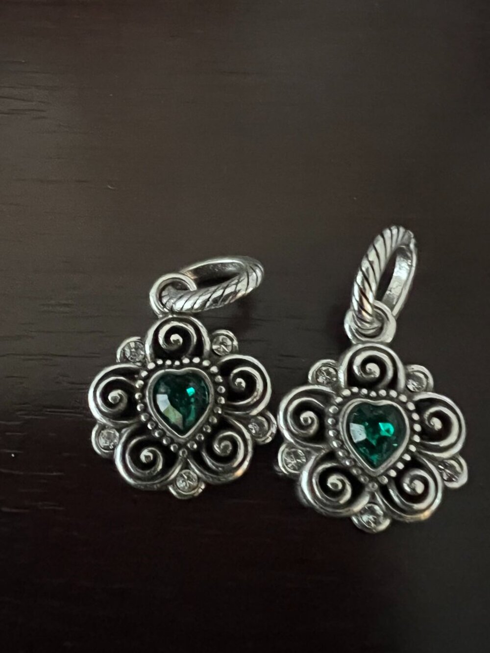 Brighton Birthstone Charm in Emerald for May birthdays or lovers of green